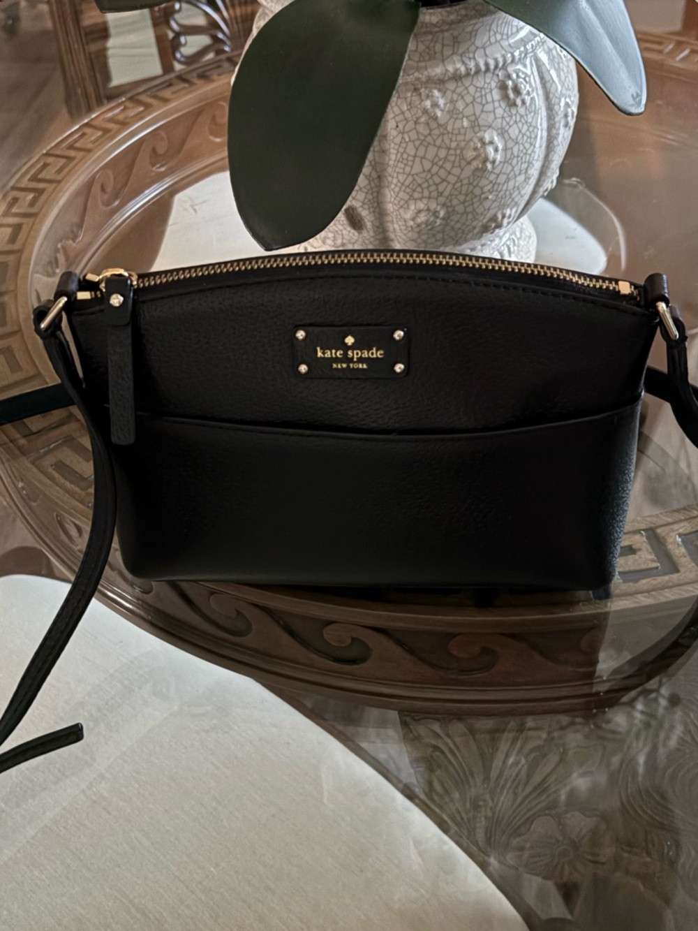 ♠️♠️KATE SPADE NEW YORK GROVE STREET MILLIE BLACK LEATHER CROSSBODY BAG!♠️♠️